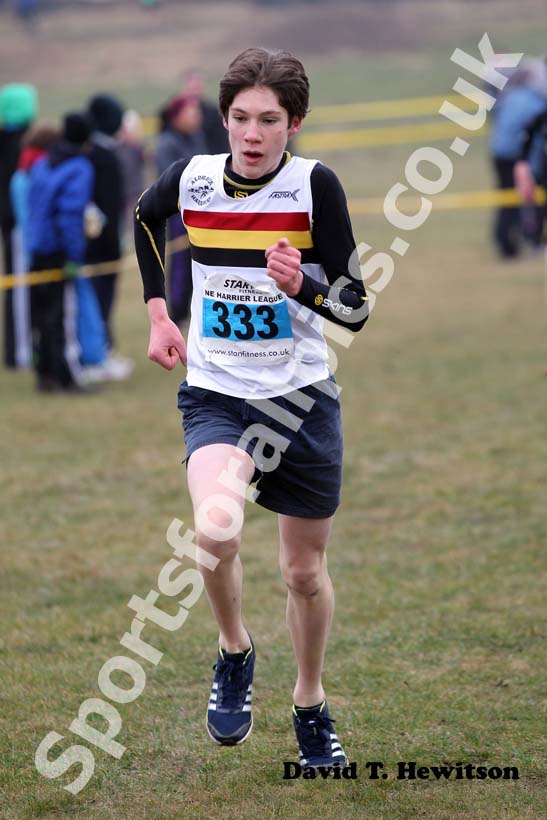 No 333, Under-15s, North East Harrier League, Wrekerton, Gateshead.
